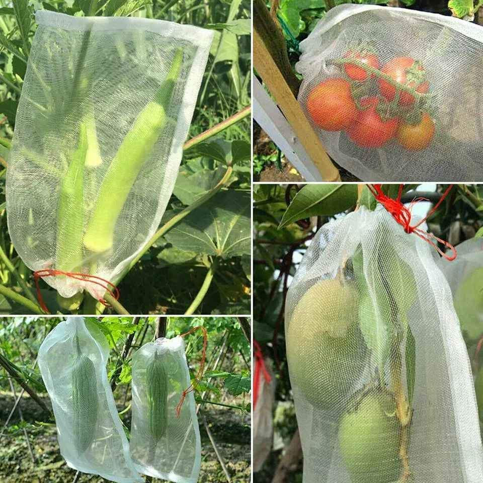 Agriculture Garden Fruit Vegetable Protection Exclusion Mesh Net Bags: 30*20cm