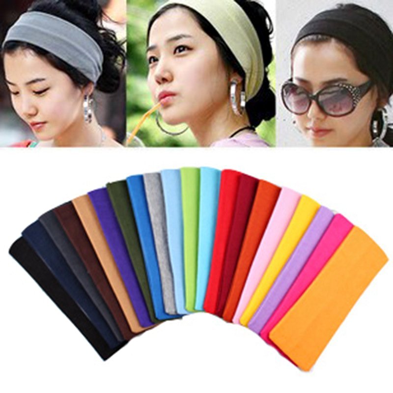 Sports Headband Stretchy Gym Hairband Community Events Company Party Head Bands