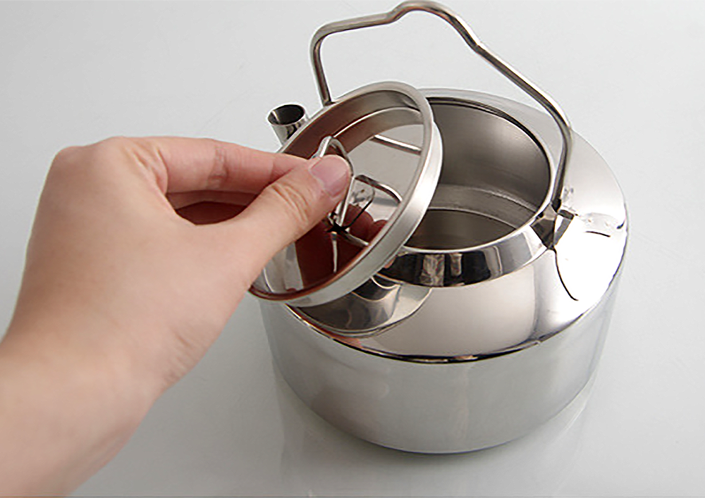 Outdoor Camping 1.2L Stainless Steel Ultralight Portable Kettles
