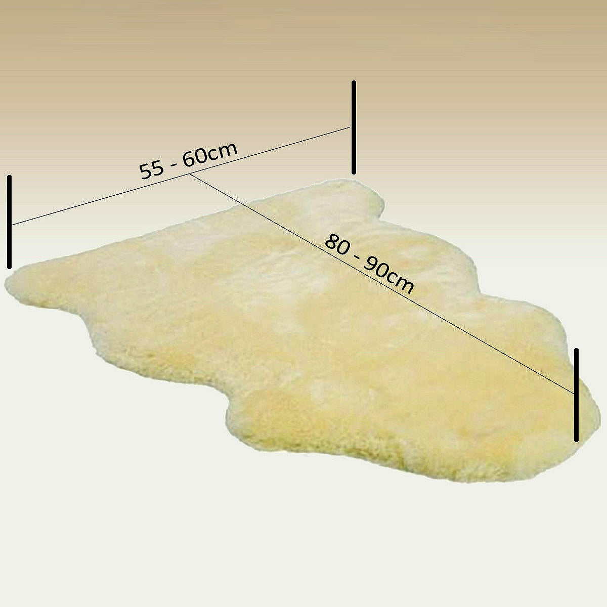Kangroo® Ugg DBBR Australia Natural Sheepskin Baby Blanket Play Rug Lambskin Mat Shower Gift
