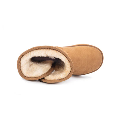 Kangroo® UGG D2104 Chestnut Two Toggle UGG Boots Outdoor Winter Warm Shoes