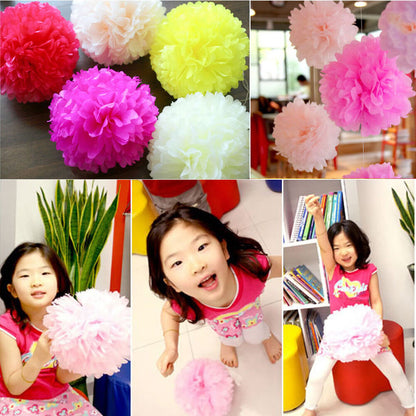 Paper Flower Pompoms