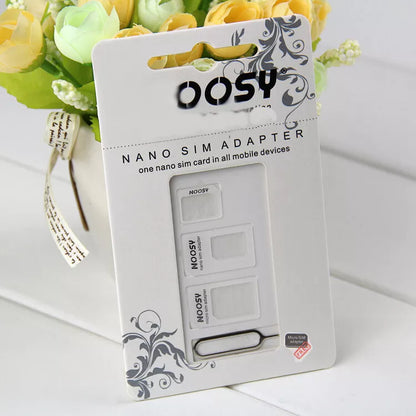 Nano SIM to Micro Regular Full Standard SIM Card Converter Tray Adapter+Ejector